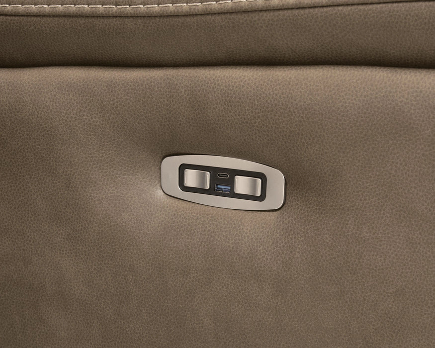 Max-Media Power Sectional Reclining Sofa