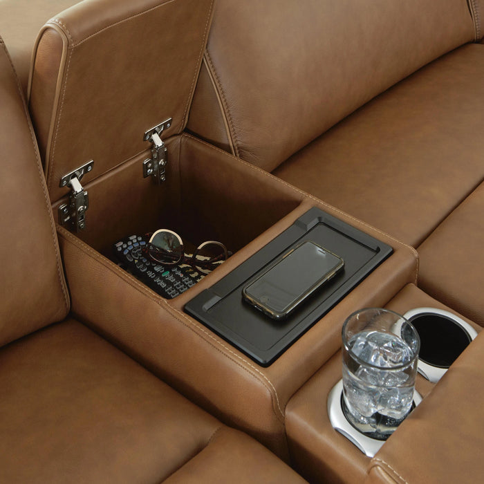 Rally-Up Power Reclining Sectional with Console