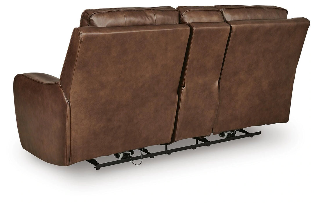 Silverbrooke Power Reclining Loveseat with Console
