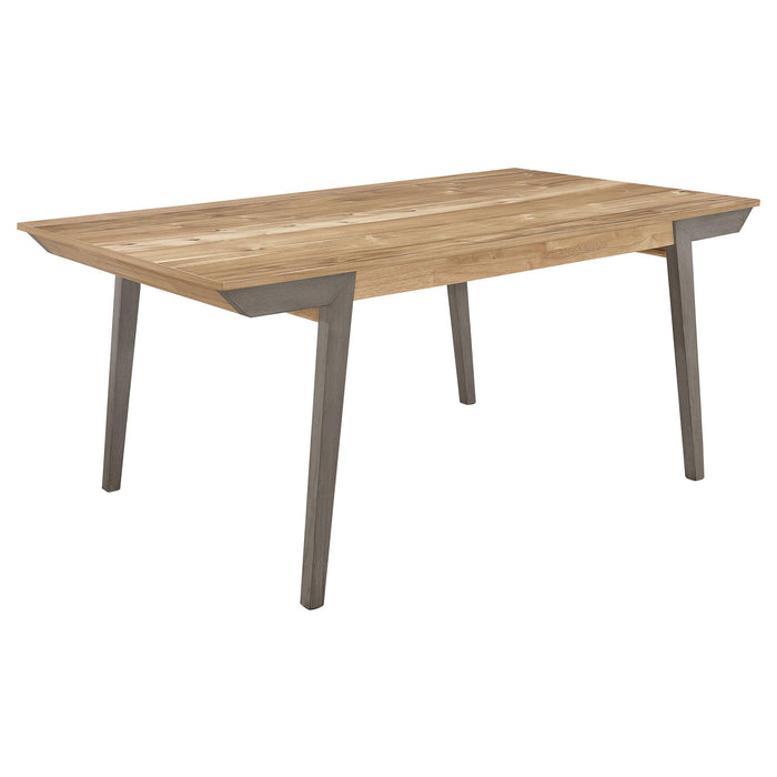 Nogales Wooden Dining Table Acacia and Coastal Grey image