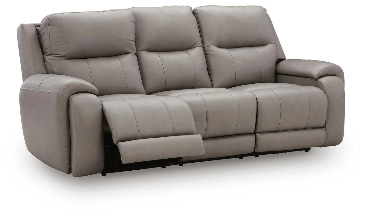 Trendsetter Power Reclining Sofa with Audio Seating