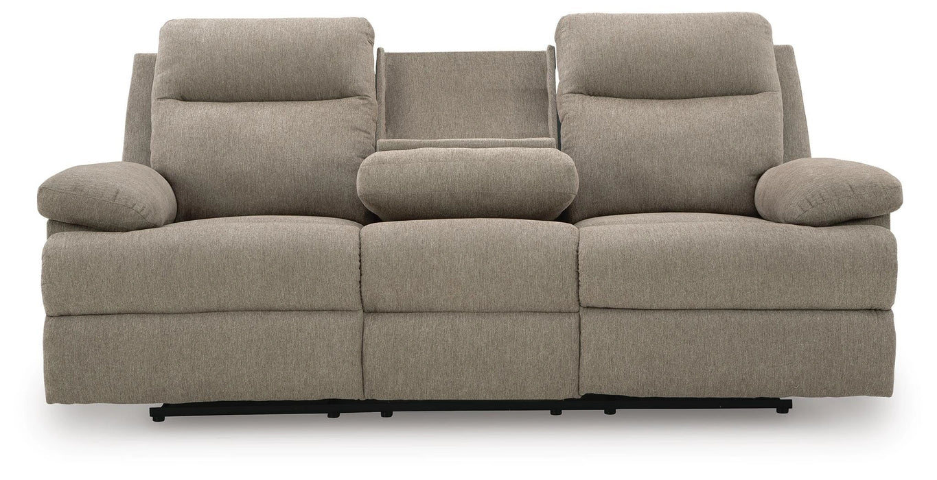 Tarrant Reclining Sofa with Drop Down Table