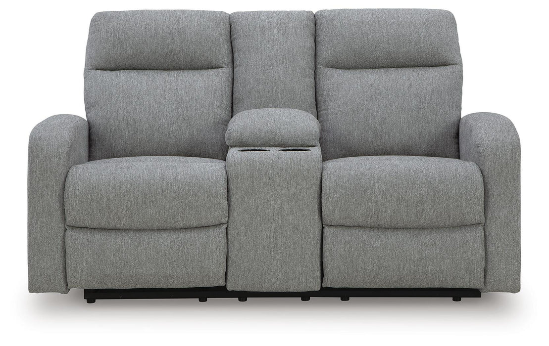 Moreau Place Reclining Loveseat with Console