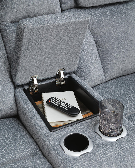 Forest Lake Power Reclining Loveseat with Console