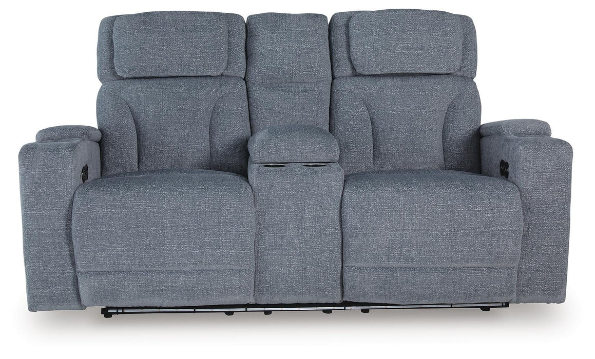 Forest Lake Power Reclining Loveseat with Console