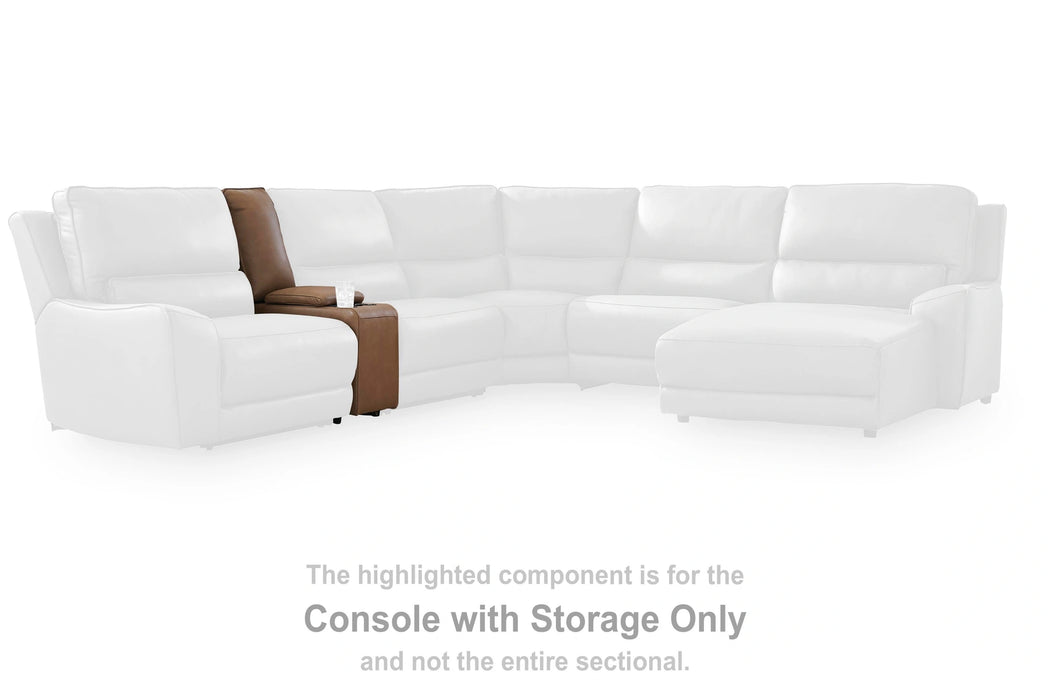 Silverbrooke Reclining Sectional with Double Chaise and Storage Consoles