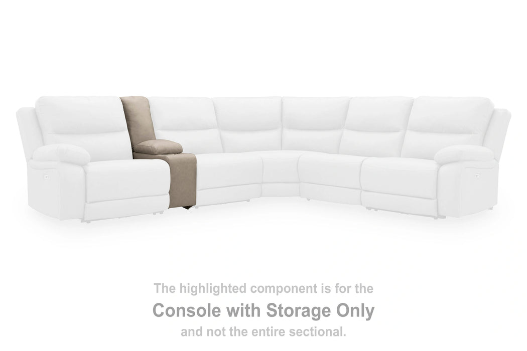 Brannigan Reclining Sectional with Storage Console