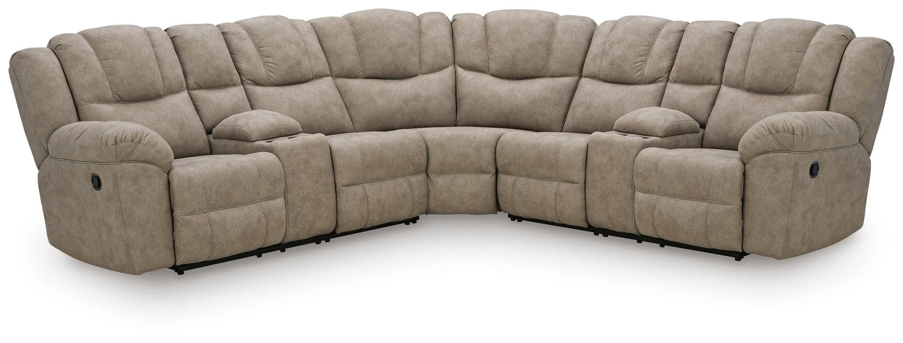 Ravenswaye Reclining Sectional with Double Console