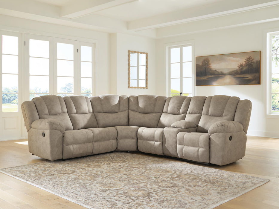 Ravenswaye Reclining Sectional with Console