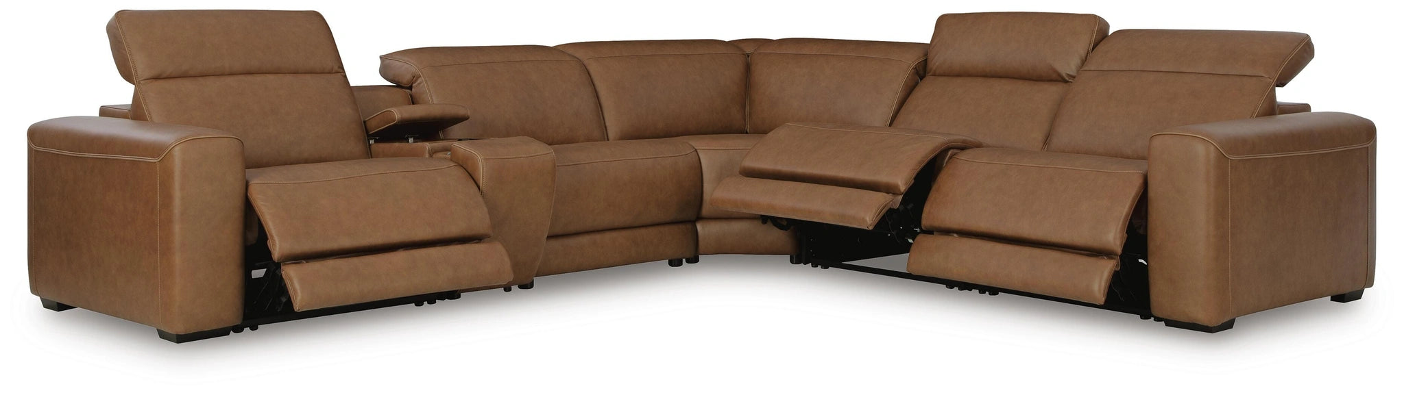 Rally-Up Power Reclining Sectional with Console