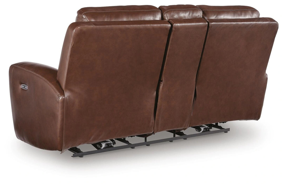 Momentum Moves Power Reclining Loveseat with Console