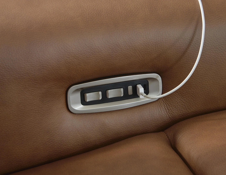 Rally-Up Power Reclining Sectional Loveseat with Console