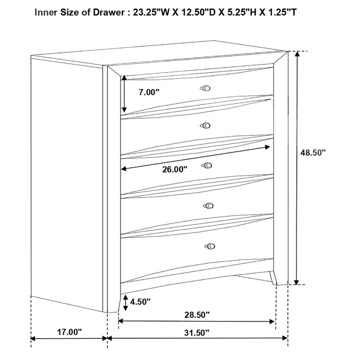 Briana Chest of Drawers