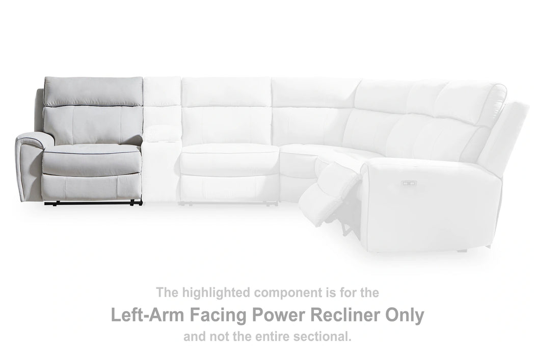 Grafton Pike Reclining Sectional with Storage Console