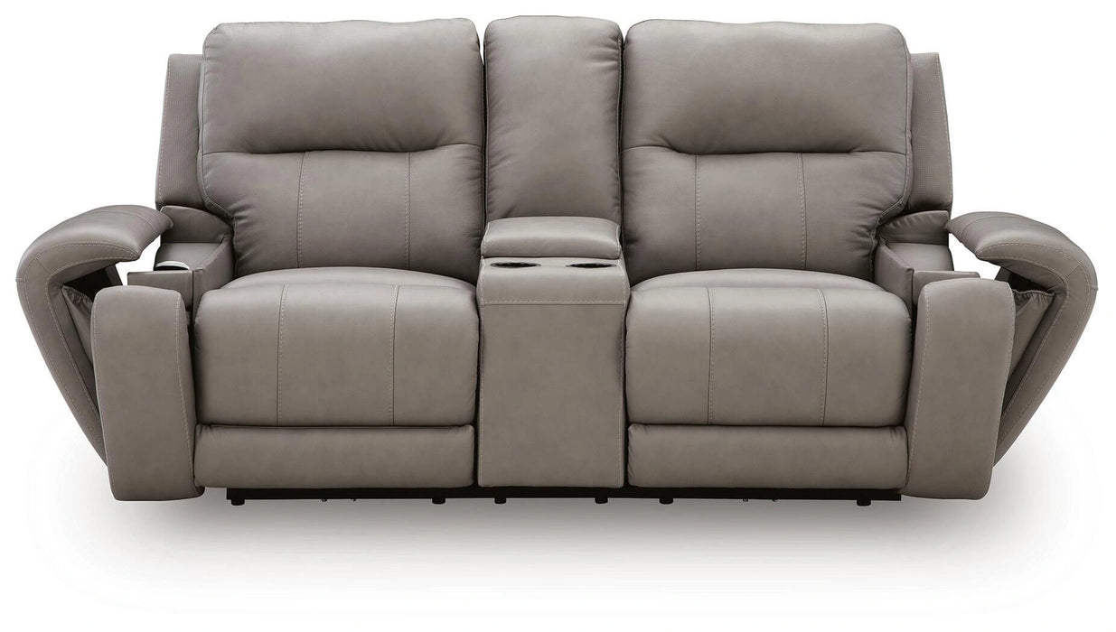 Trendsetter Power Reclining Loveseat with Audio Seating