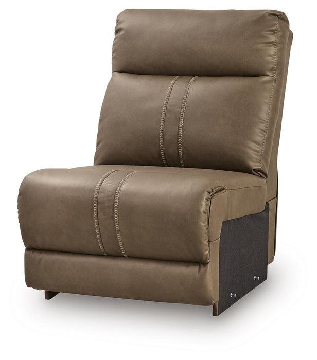 Max-Media Power Reclining Sectional with Audio Console