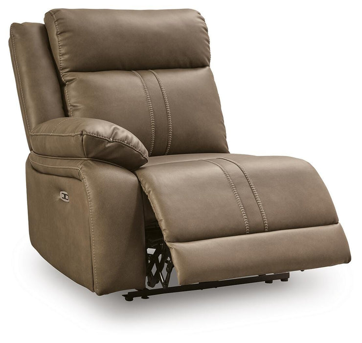 Max-Media Power Reclining Sectional Loveseat