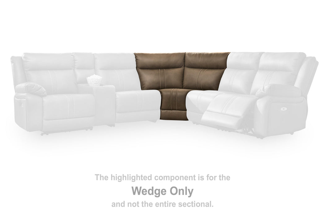 Max-Media Power Reclining Sectional with Audio Consoles