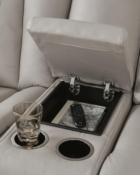 Next Move Glider Reclining Loveseat with Console