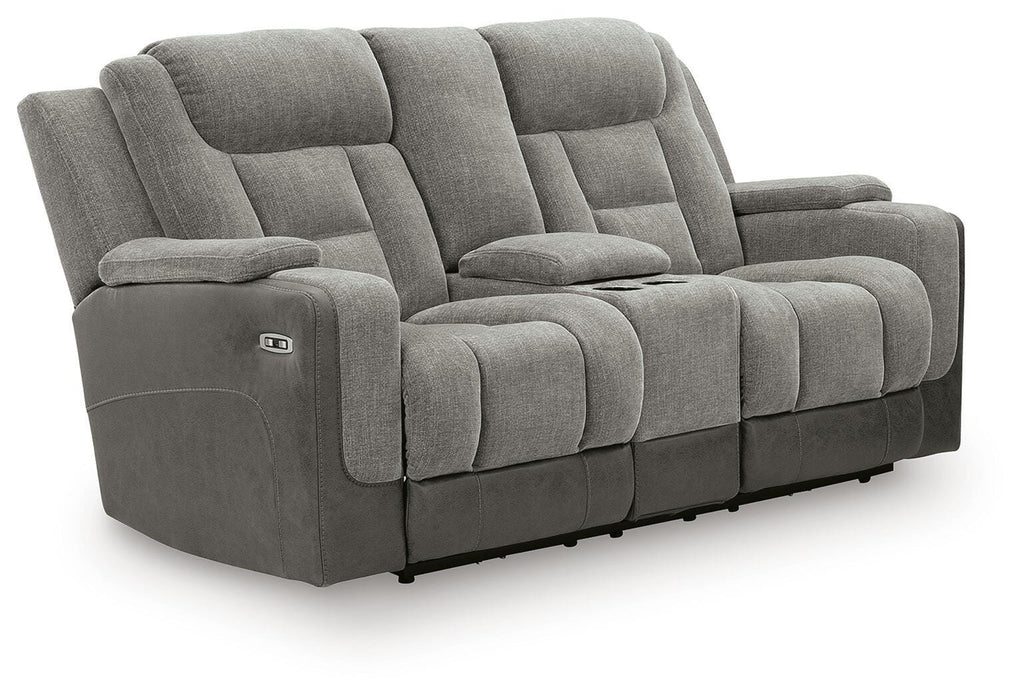 Ultimax Power Reclining Loveseat with Console
