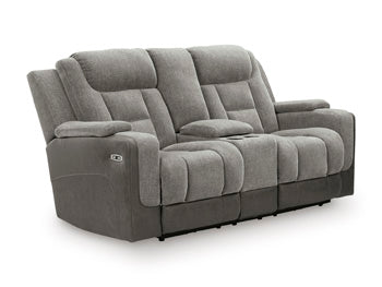 Ultimax Power Reclining Loveseat with Console