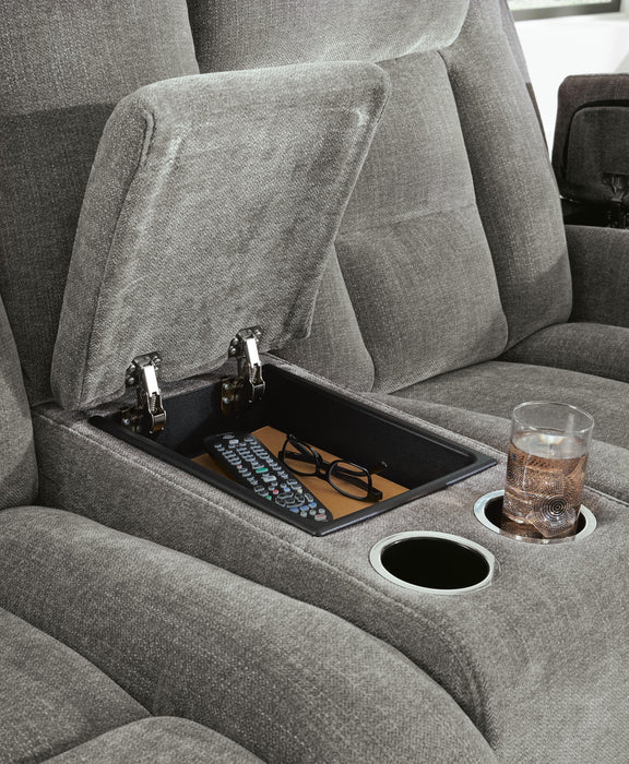 Ultimax Power Reclining Loveseat with Console