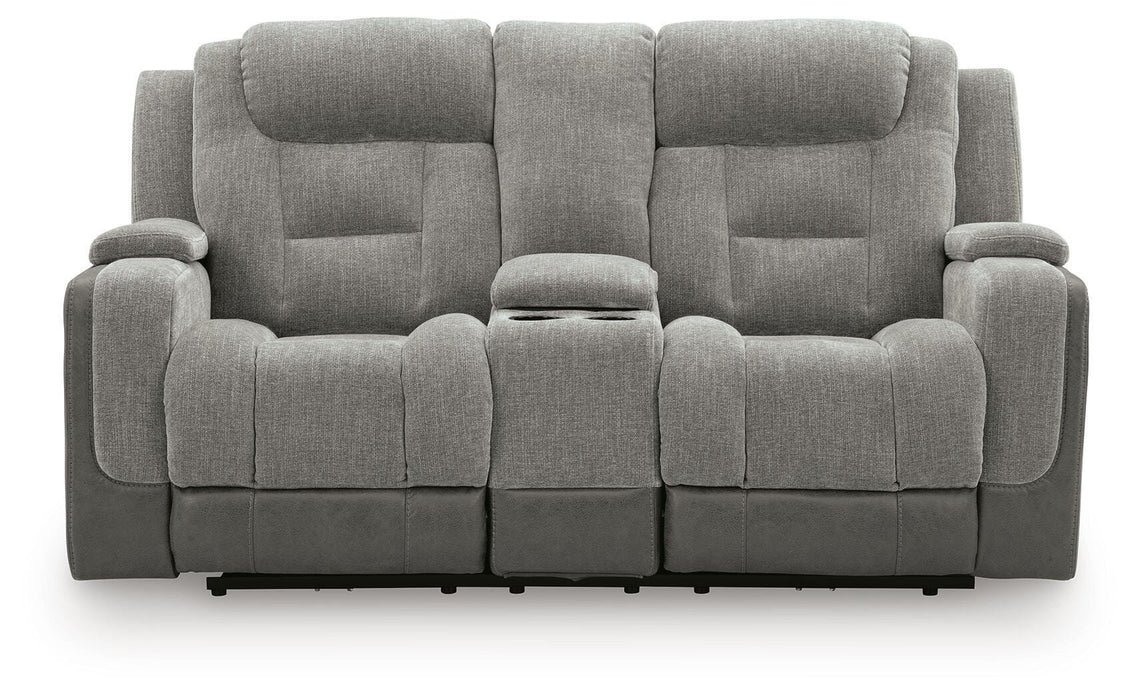 Ultimax Power Reclining Loveseat with Console
