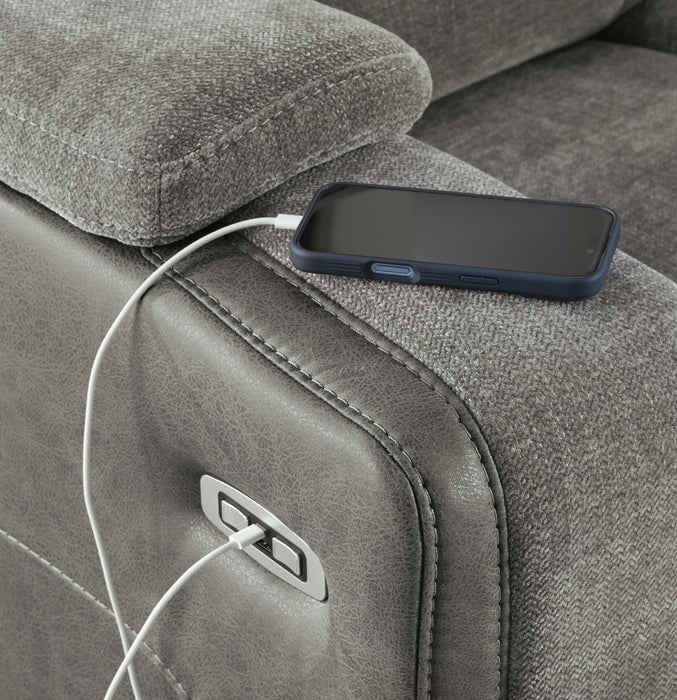 Ultimax Power Reclining Loveseat with Console
