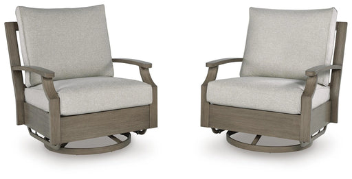 Rainier Ranch Outdoor Swivel Glider Chair with Cushion image