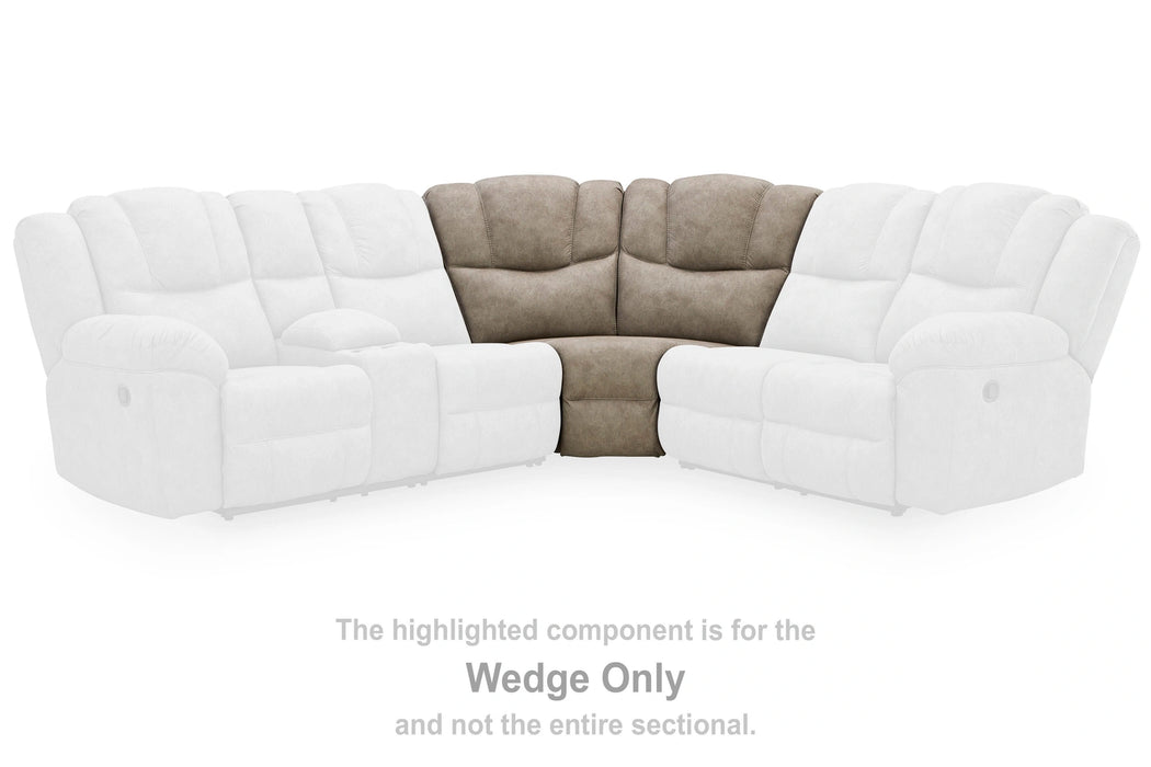 Ravenswaye Reclining Sectional with Double Console