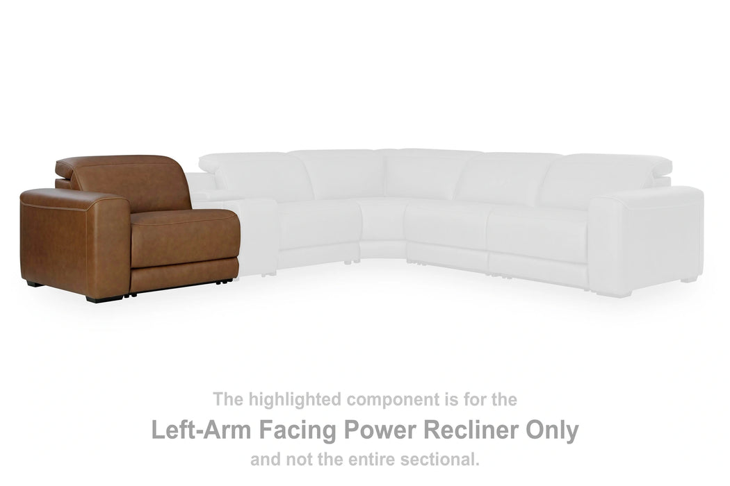 Rally-Up Power Reclining Sectional with Console