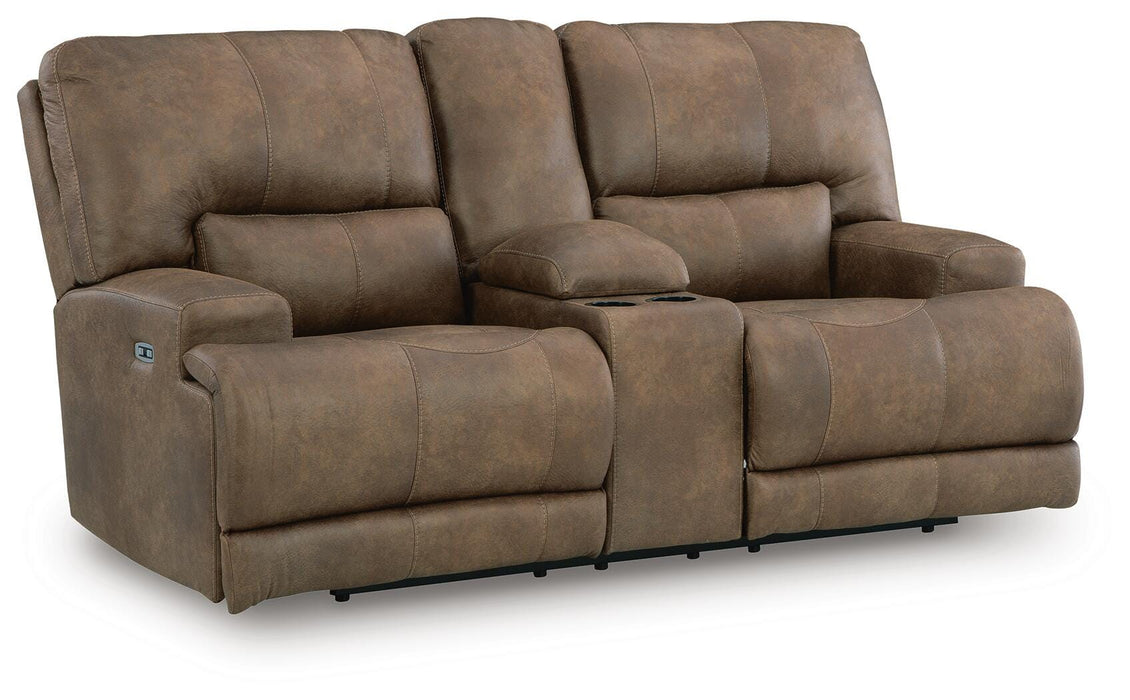 Time-Piece Power Reclining Loveseat with Console