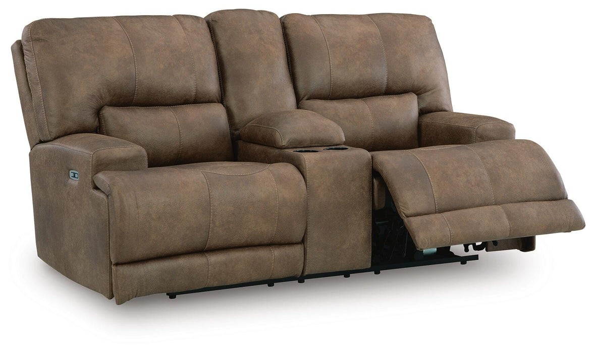 Time-Piece Power Reclining Loveseat with Console