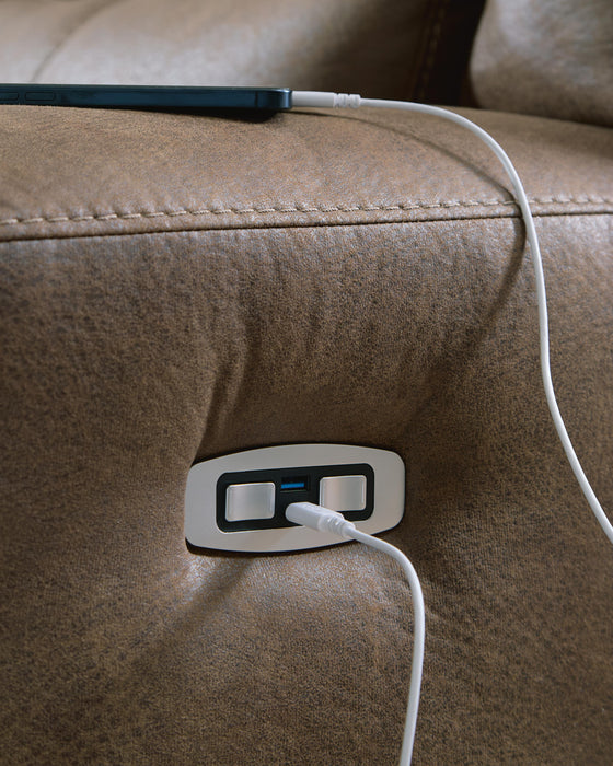 Time-Piece Power Reclining Sofa