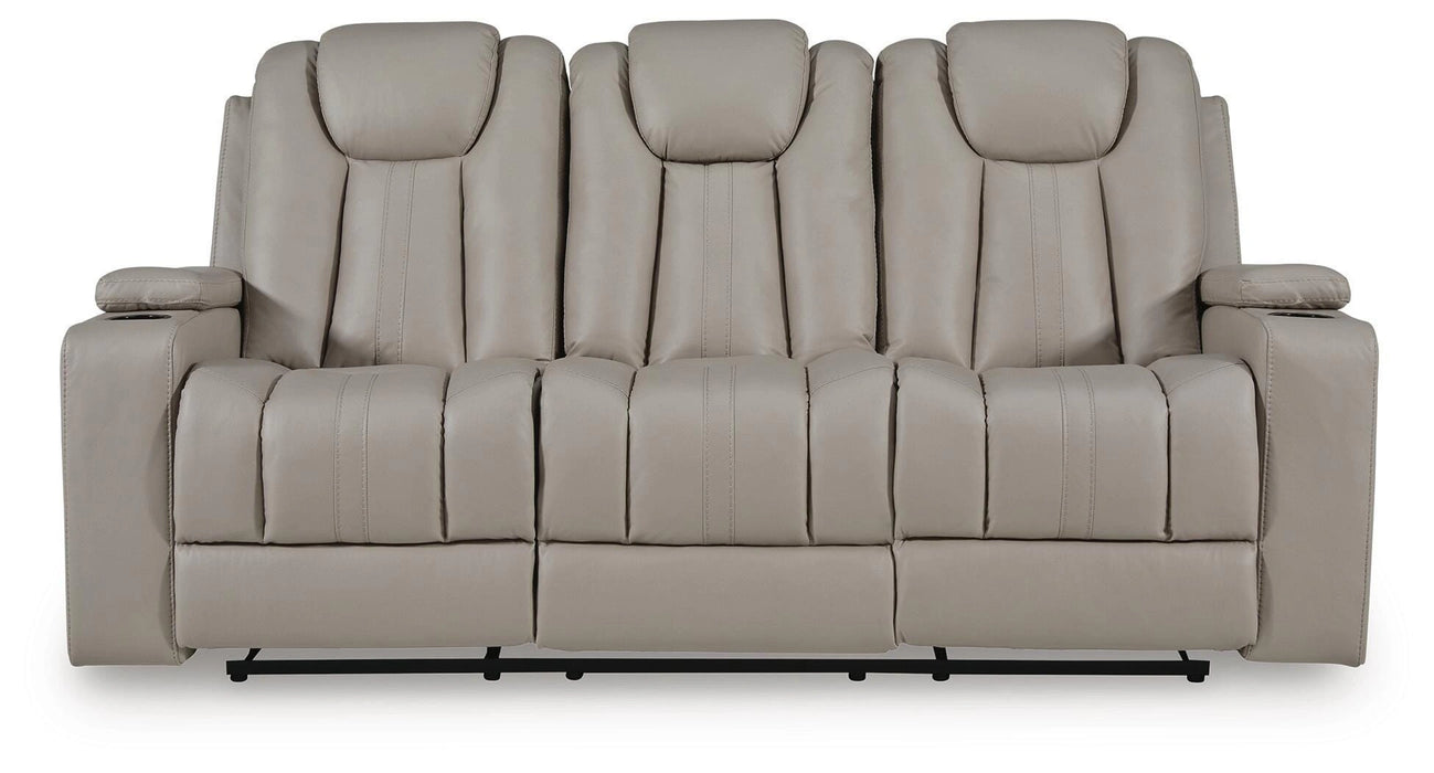 Next Move Reclining Sofa with Drop Down Table
