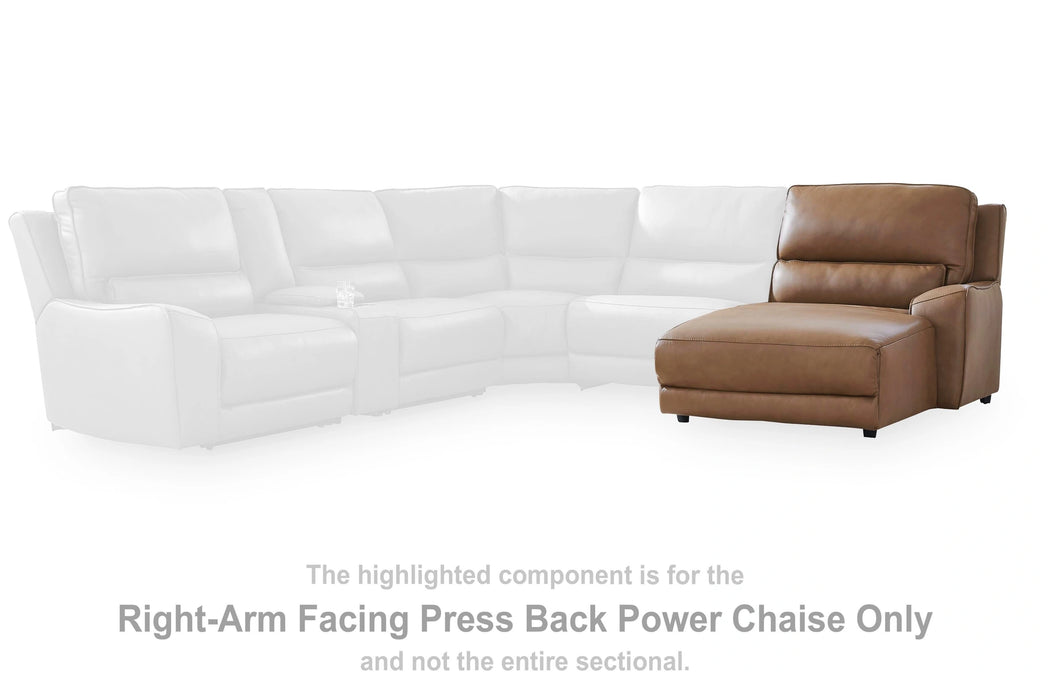 Silverbrooke Reclining Sectional with Chaise and Storage Console