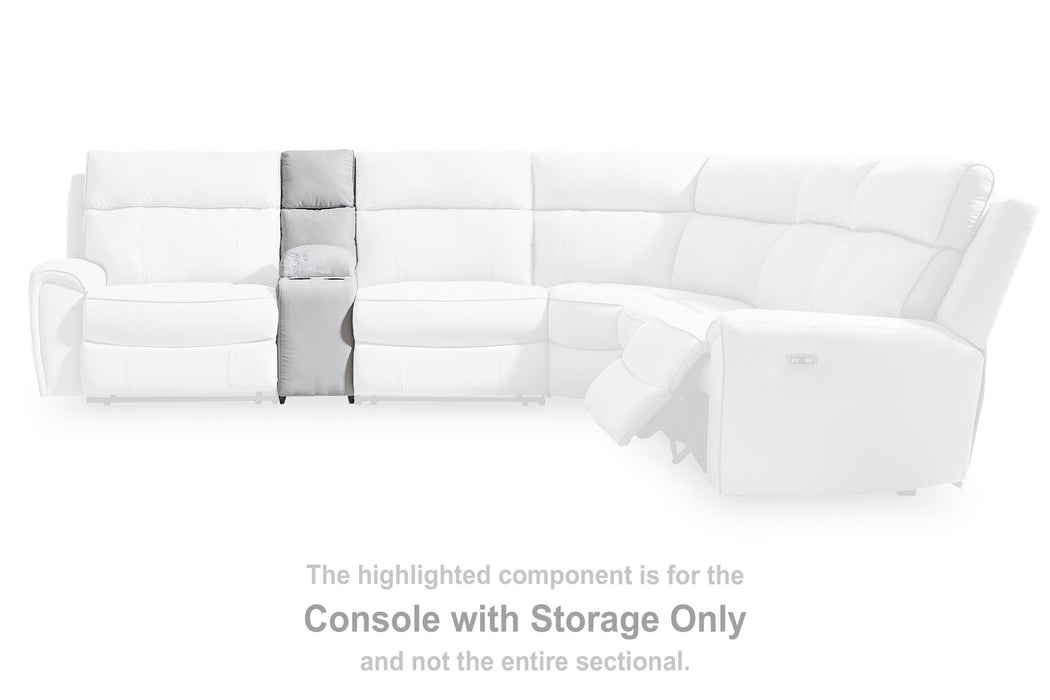 Grafton Pike Reclining Sectional with Storage Consoles
