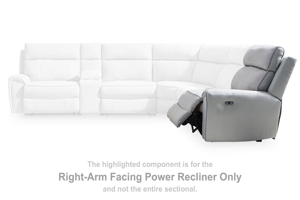 Grafton Pike Reclining Sectional with Storage Consoles