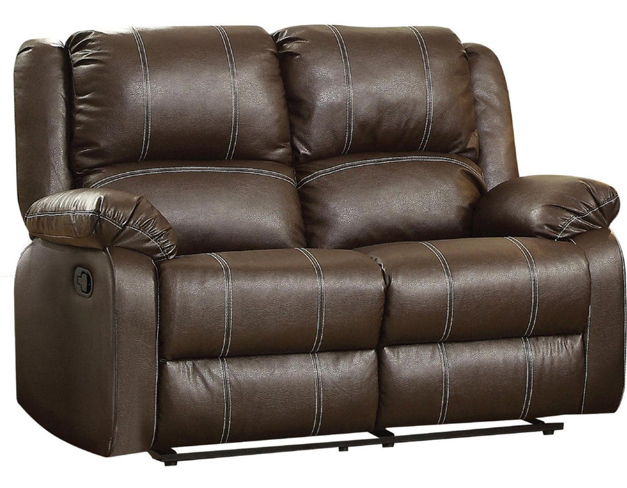 Acme Furniture Zuriel Motion Loveseat in Brown 52281