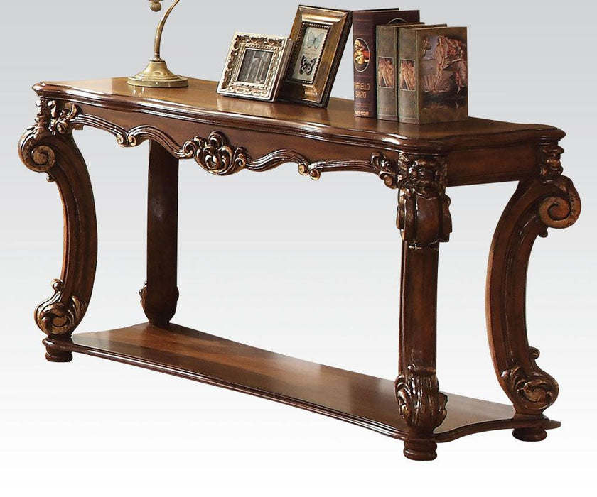 Acme Vendome Sofa Table in Cherry 82004