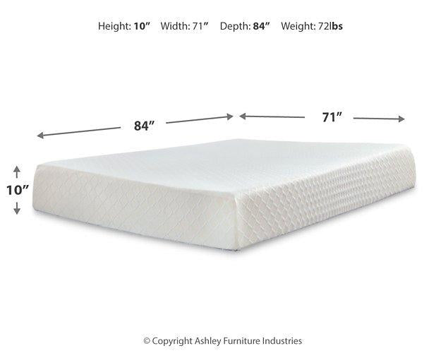 10 Inch Chime Memory Foam Mattress Set