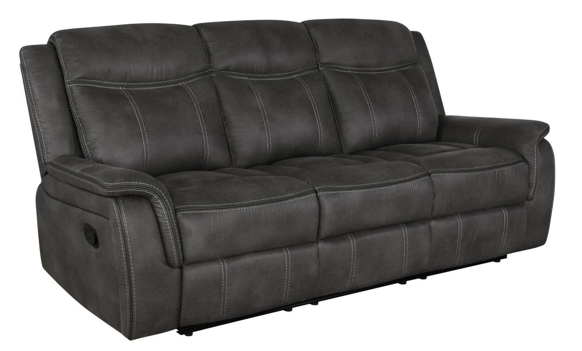 Lawrence Upholstered Tufted Back Motion Sofa