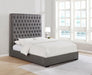 Camille Tall Tufted California King, E.King & Queen Bed Grey image