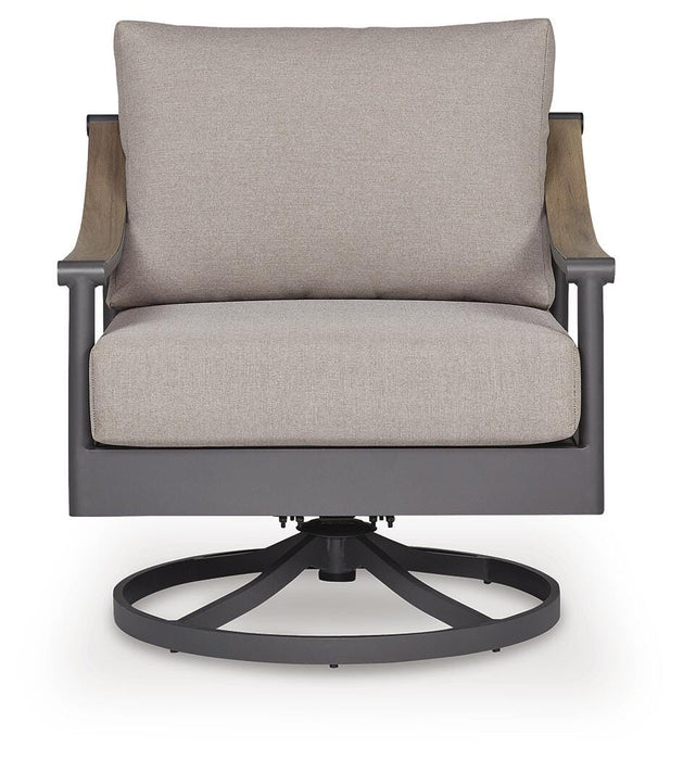 North Island Outdoor Swivel Lounge with Cushion