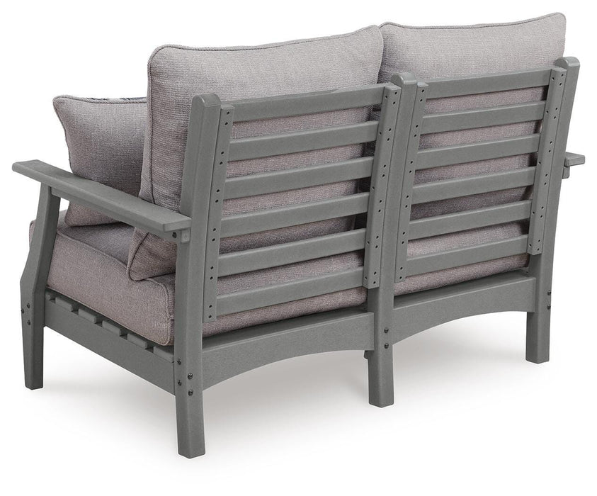 Lone View Bay Outdoor Loveseat with Cushion