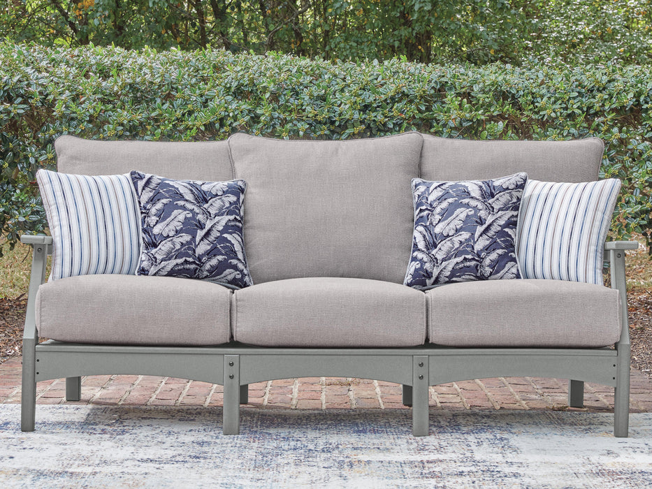 Lone View Bay Outdoor Sofa with Cushion