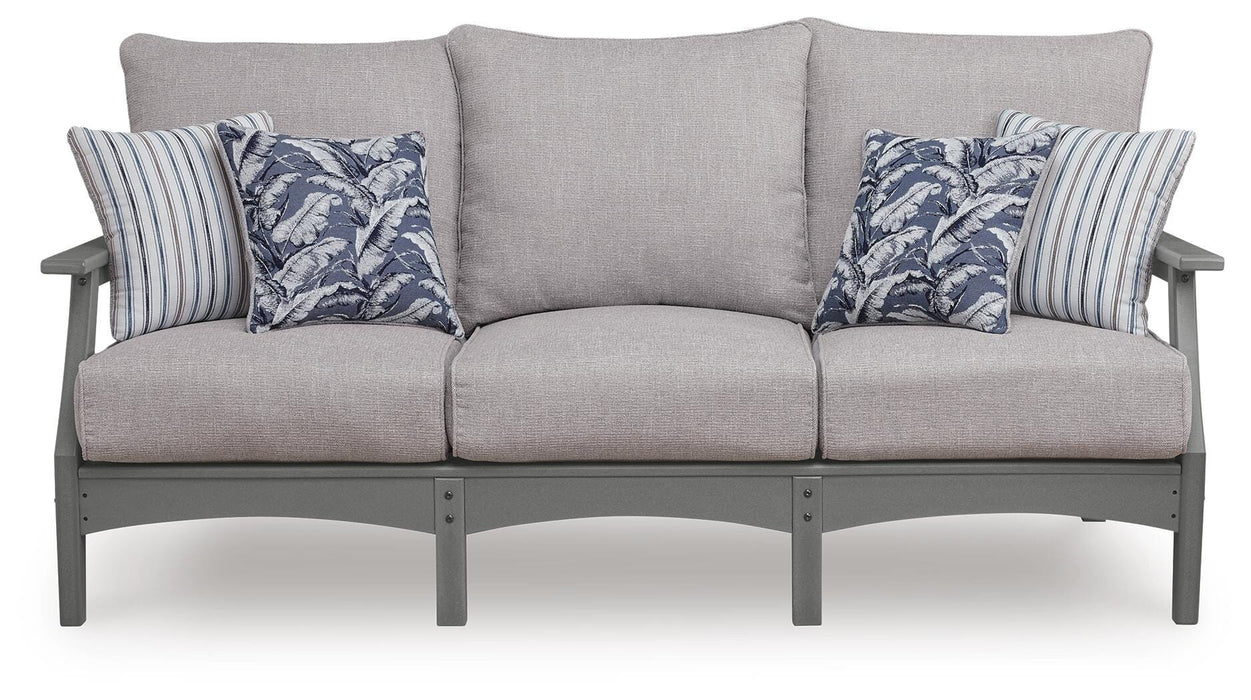 Lone View Bay Outdoor Sofa with Cushion