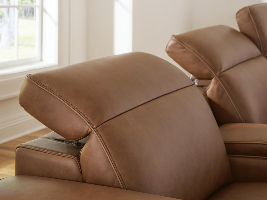 Rally-Up Power Reclining Sectional with Console