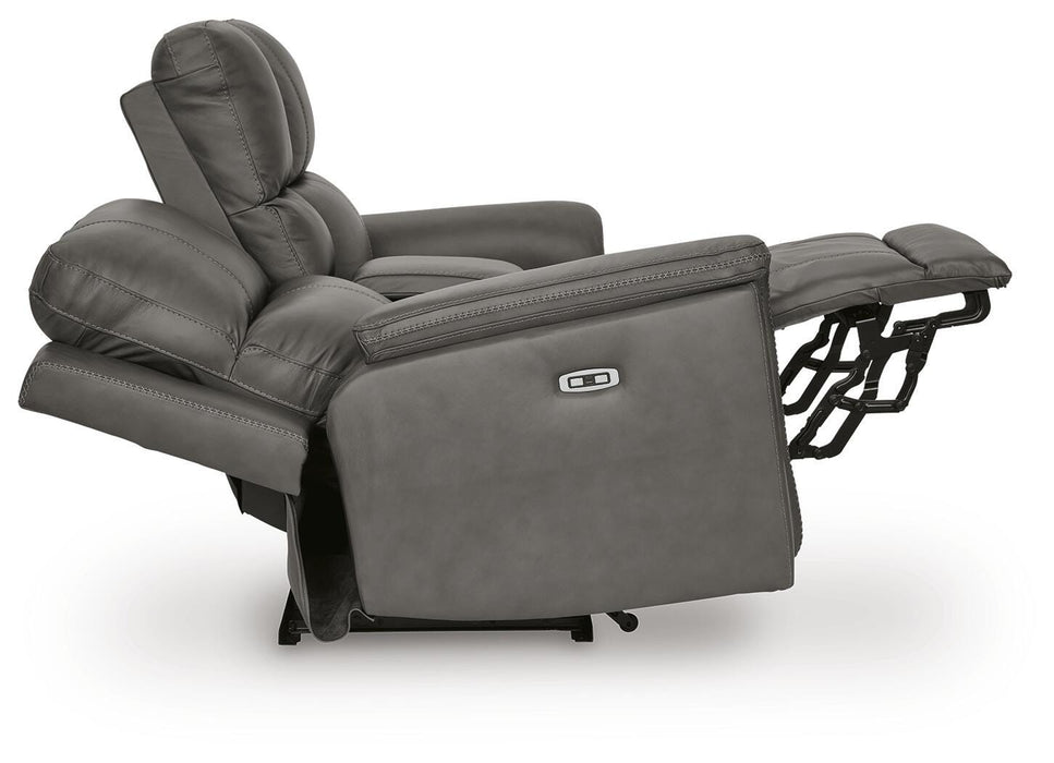 Beryton Power Reclining Loveseat with Console