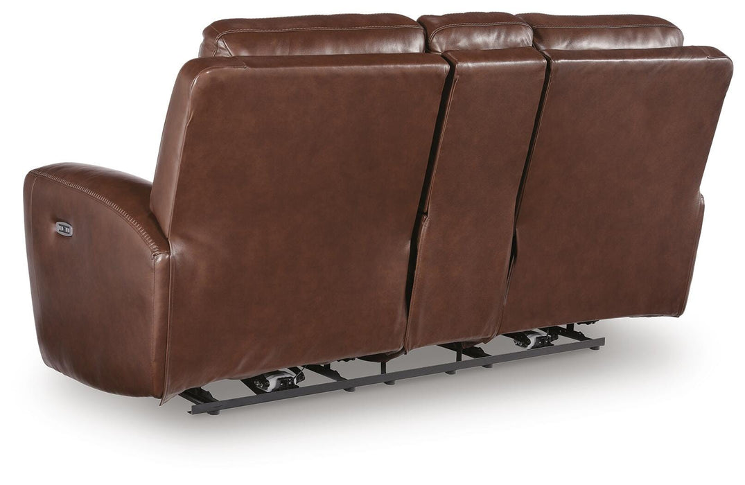 Momentum Moves Power Reclining Loveseat with Console